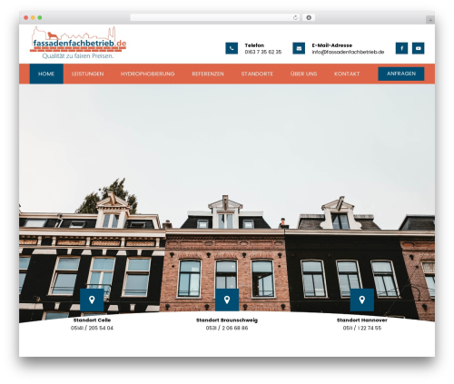 Best WordPress theme Web Labels Basic - fassadenfachbetrieb.de