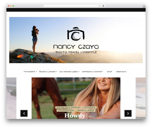 Blossom Chic WordPress theme - nancyczaya.com