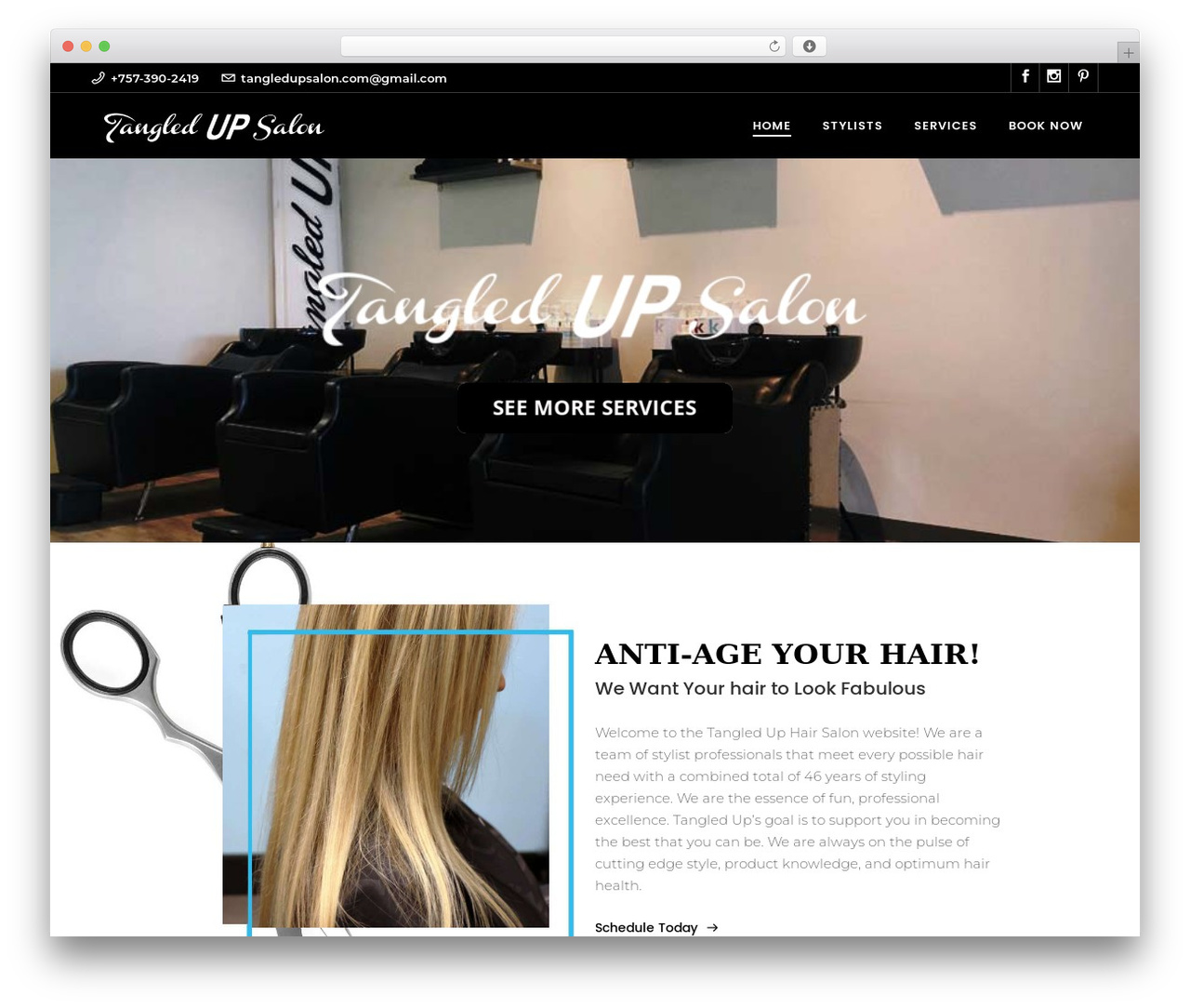 Bridge WordPress theme - tangledupsalon.com Bridge WordPress theme - tangledupsalon.com