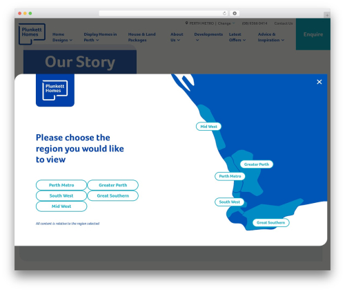 Constructive Media WordPress store theme - plunketthomes.com.au