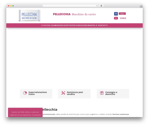 Divi theme WordPress - pellecchiamacchinedacucire.com