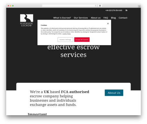 Divi WordPress theme - riverside-escrow.com
