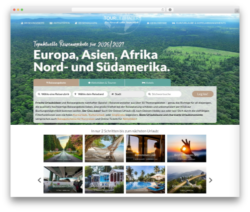 Divi WordPress theme - tourliebhaber.de