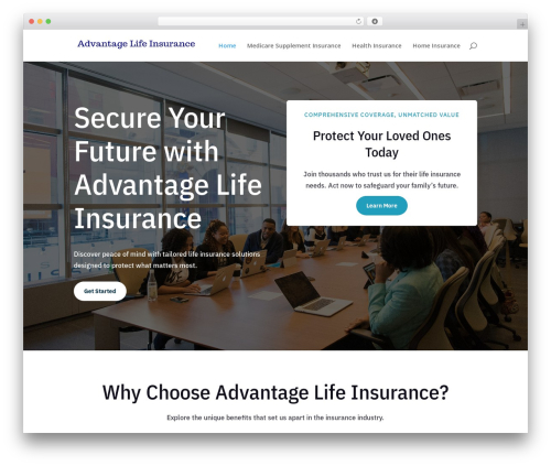 Insurance quotes WordPress plugin - advantagelifeinsurance.com
