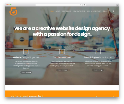 EasyWeb WordPress shop theme - websitedeveloper.com.sg