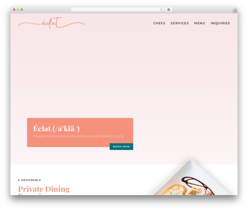 Eclat WordPress theme - eclat30a.com