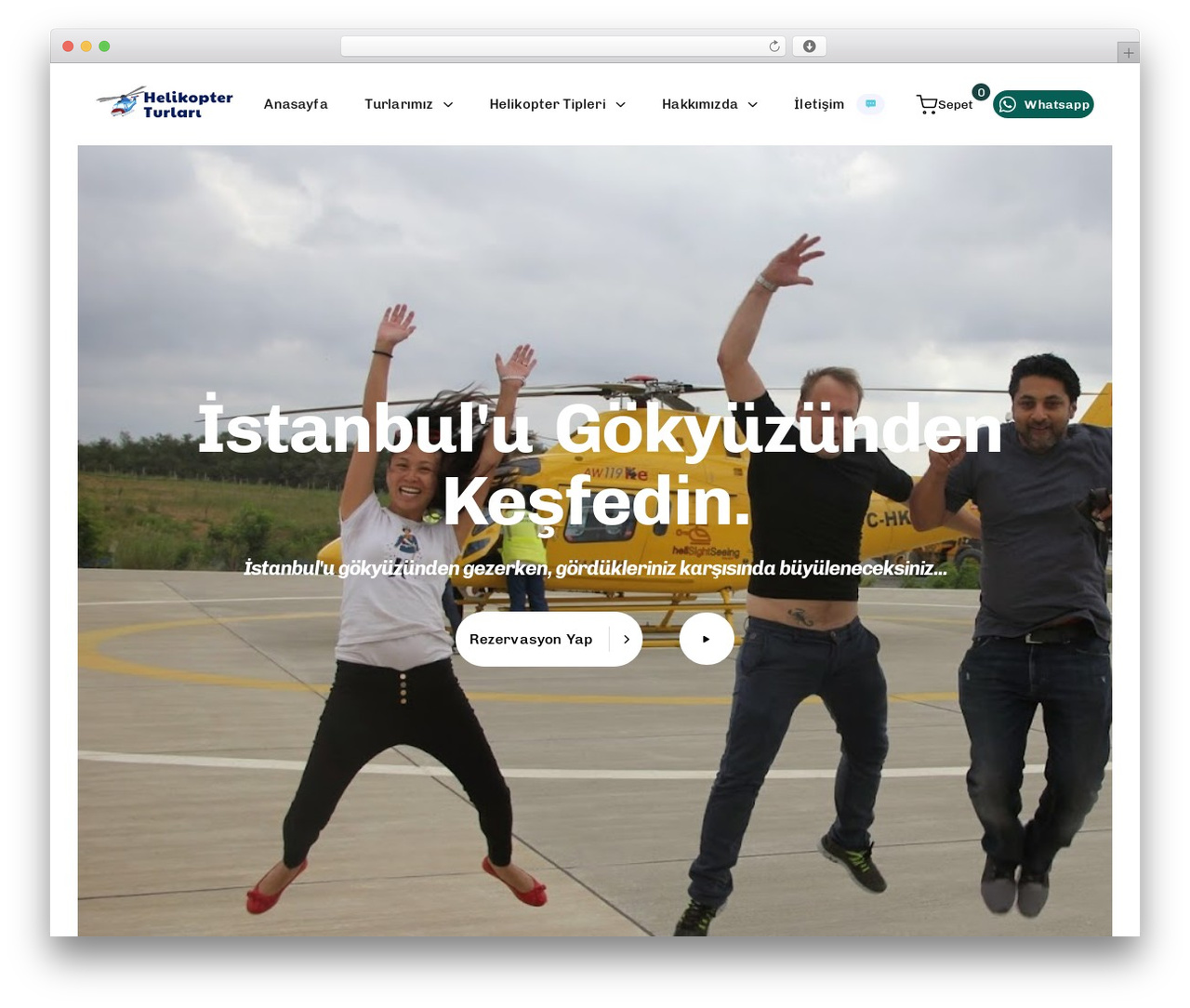 Hub WordPress theme - helikopter-turlari.com