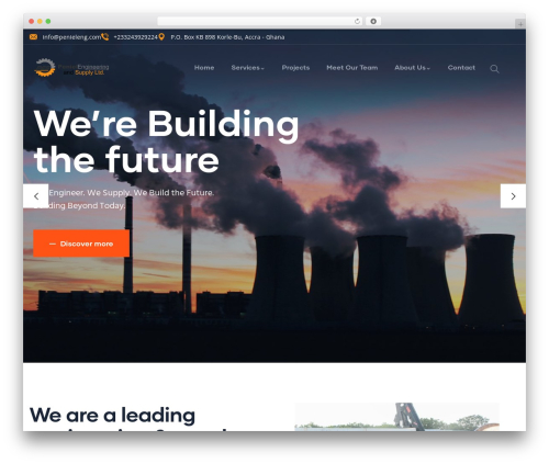 Indutri themer WordPress plugin - penieleng.com