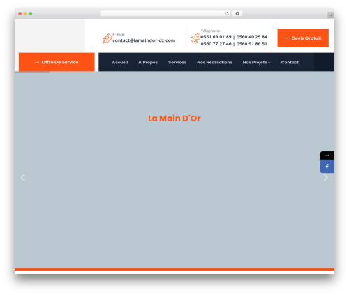 Indutri themer WordPress plugin - lamaindor-dz.com