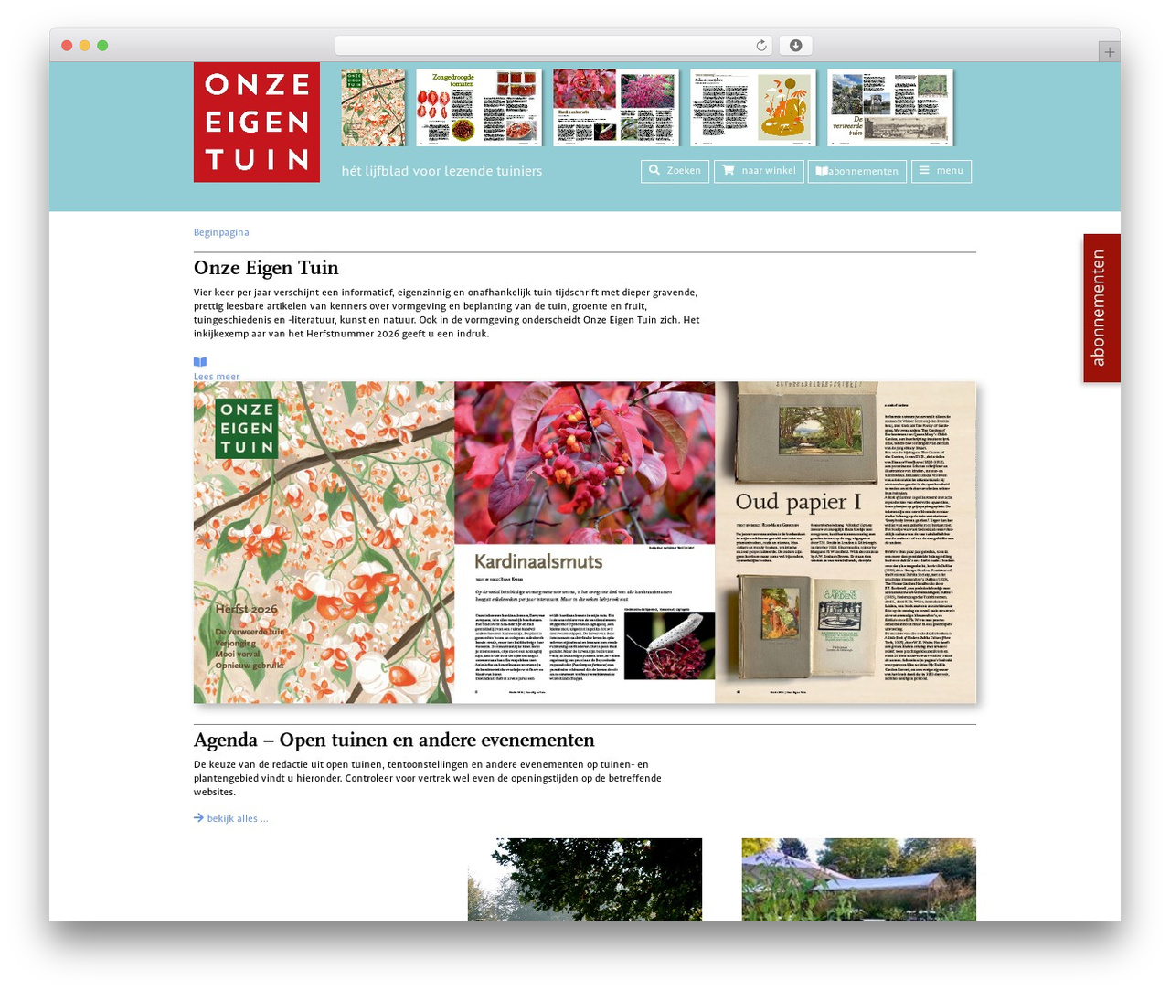 OnzeeigenTUIN WordPress theme design - onzeeigentuin.nl OnzeeigenTUIN WordPress theme design - onzeeigentuin.nl