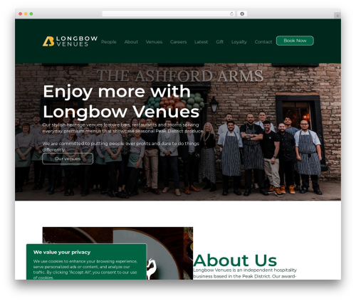 PicoStrap5 Child Base WordPress page theme - longbowvenues.com