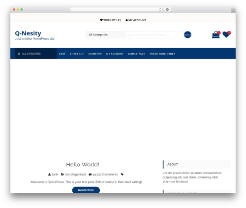 SparkleStore WordPress theme design - q-nesity.com SparkleStore WordPress theme design - q-nesity.com
