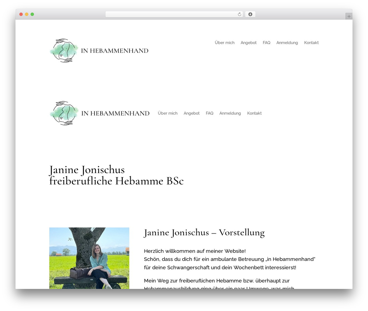 Theme WordPress Divi - hebammenhand.ch