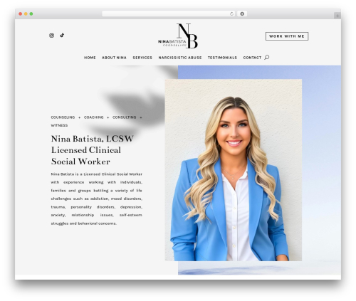 Theme WordPress Divi - ninabatistacounseling.com