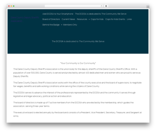 WordPress theme Ambitio - dcdsa.com