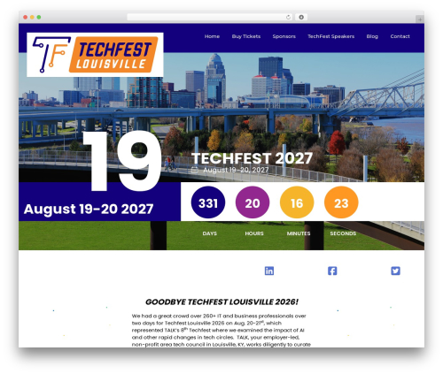 WordPress theme Big Event - techfestlou.com