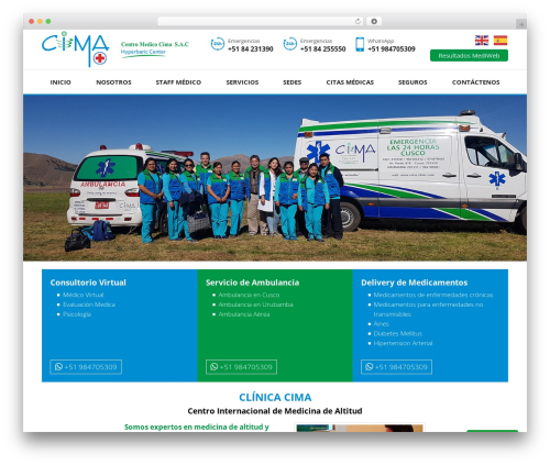 WordPress theme DTA-VIC - cima-clinic.com