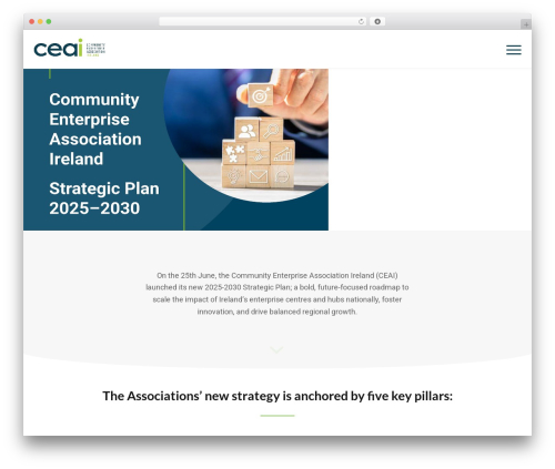 WordPress theme Enfold - communityenterprise.ie