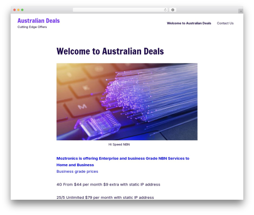 WordPress theme Markiter - australiandeals.com