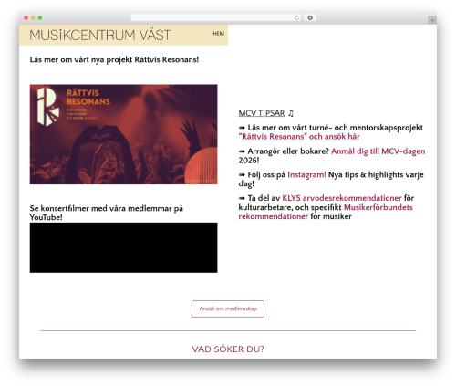 WordPress theme _mcv - mcv.se
