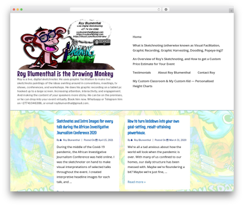 WordPress theme Responsive - royblumenthal.com