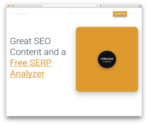 WordPress Landing Pages (landing-pages) free WordPress plugin - samuelschmitt.com WordPress Landing Pages (landing-pages) free WordPress plugin - samuelschmitt.com