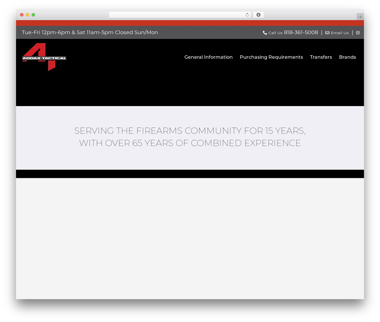 addaxtactical theme WordPress - addaxtactical.com