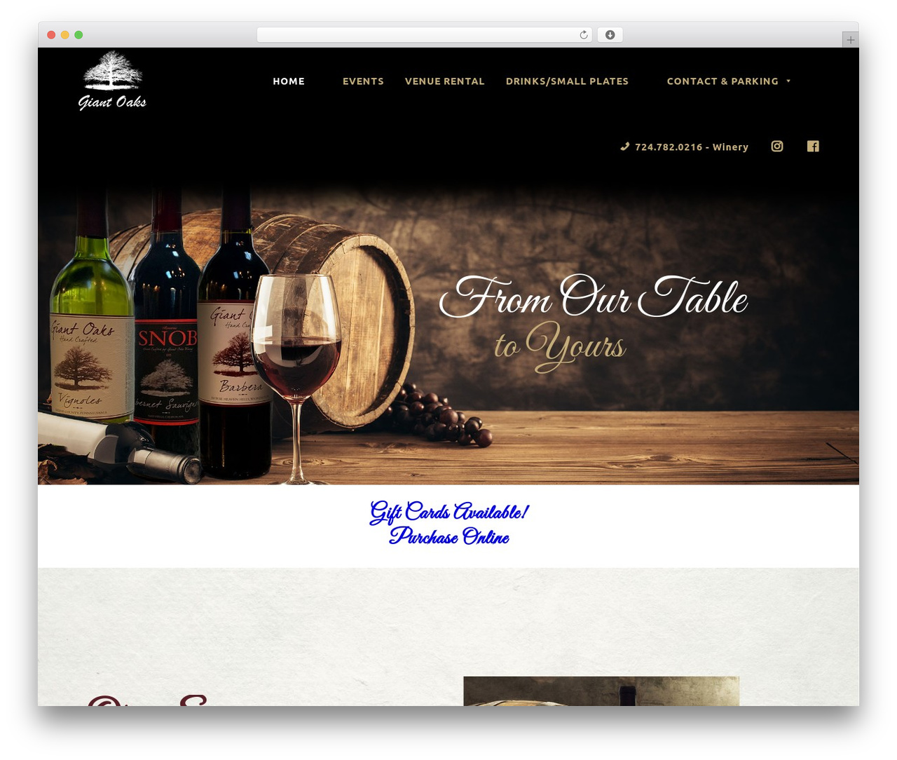 Azure Basic WordPress theme - giantoakswinery.com Azure Basic WordPress theme - giantoakswinery.com