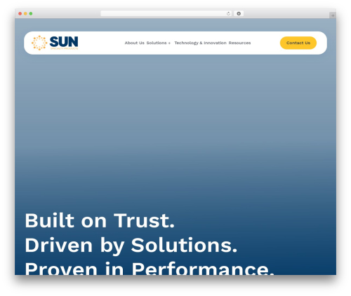 Bloop WordPress theme - sunspecialtyproducts.com