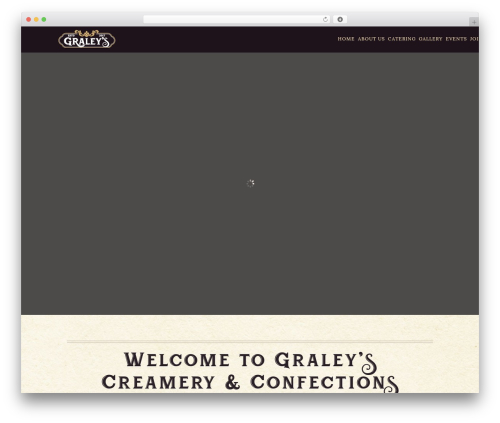 Divi WordPress theme - graleyscreamery.com