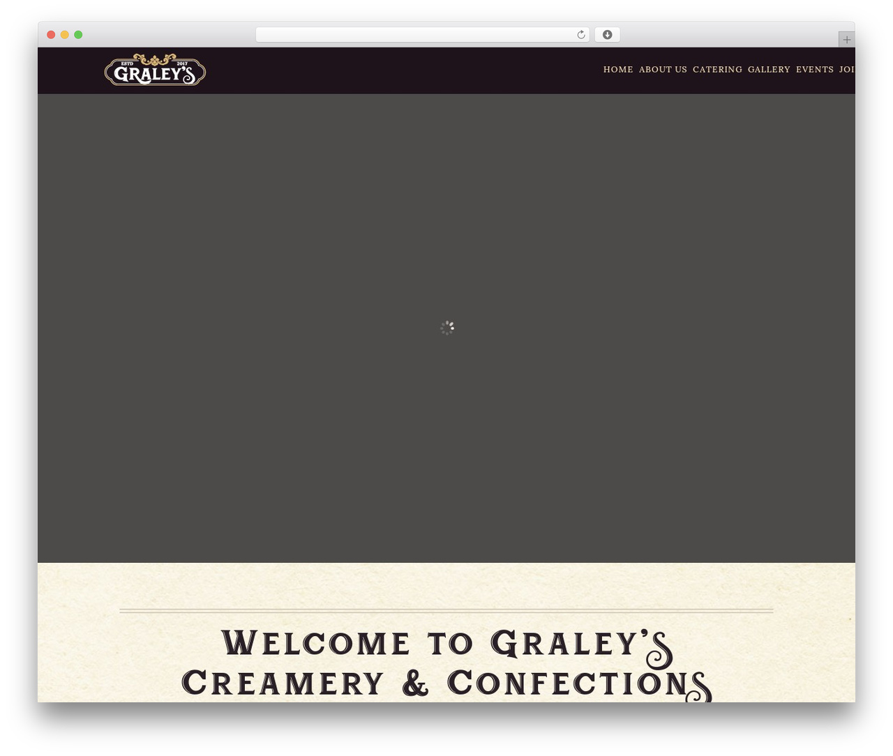 Divi WordPress theme - graleyscreamery.com Divi WordPress theme - graleyscreamery.com