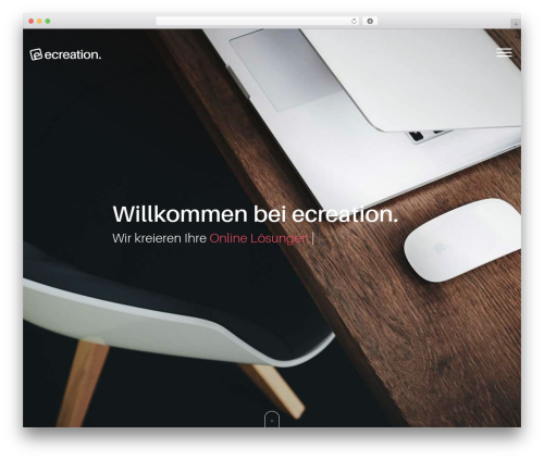 ecbase WordPress theme design - www.ecreation.at