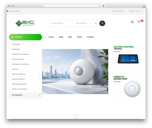 ecome WordPress website theme - eic.am ecome WordPress website theme - eic.am