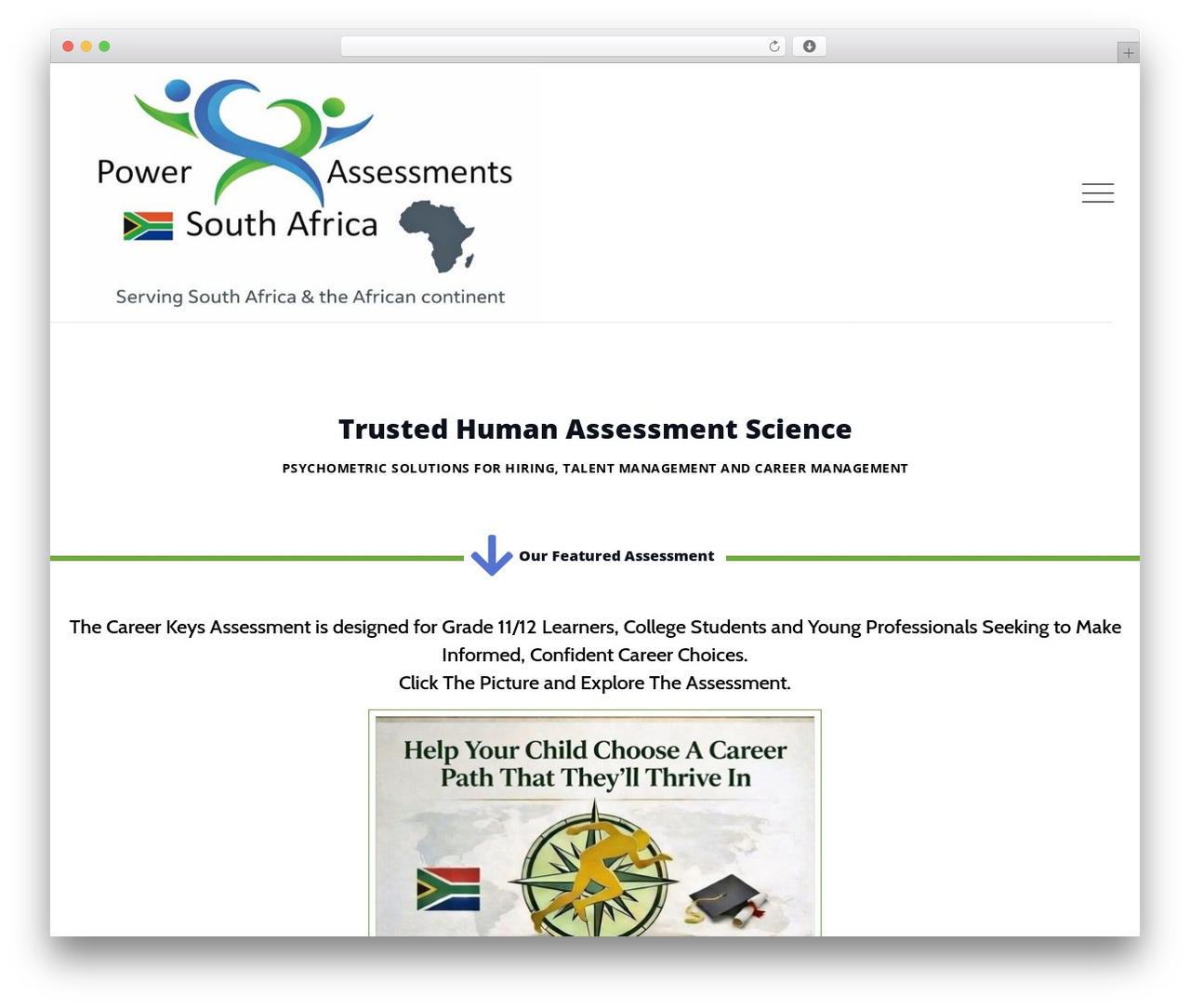 Emphires WordPress theme - powerassessments.com