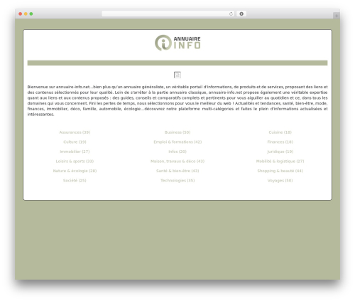 generic-site WordPress theme - annuaire-info.net
