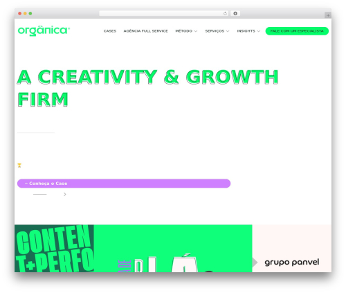 Hello Elementor WordPress theme - www.organicadigital.com