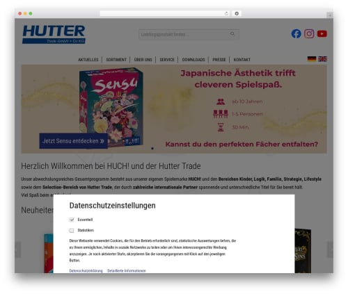 HUTTER Wordpress Theme theme WordPress - hutter-trade.com