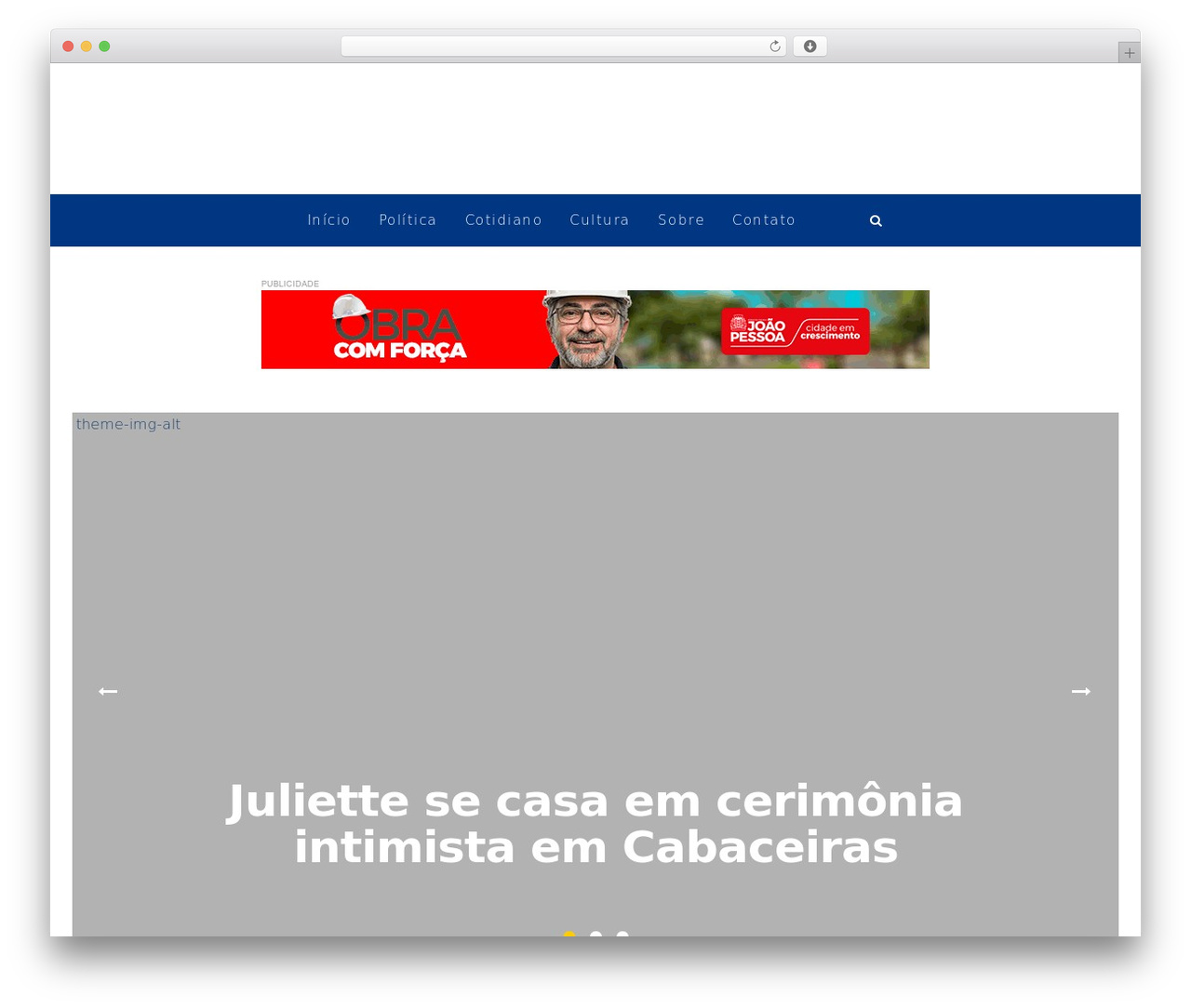 Krunk WordPress theme - www.blogdobrunolira.com.br