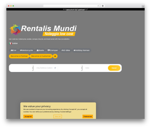 Hivepress memberships WordPress plugin - rentalismundi.com