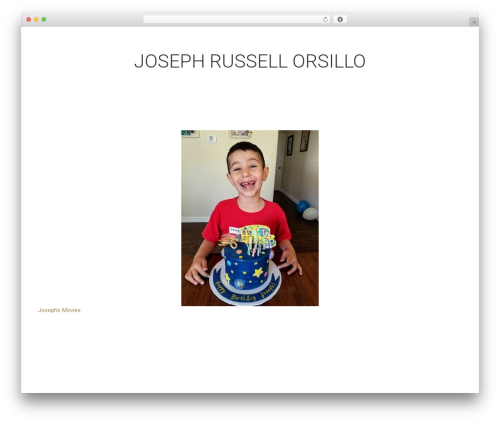 monza WordPress theme - josephrussellorsillo.com