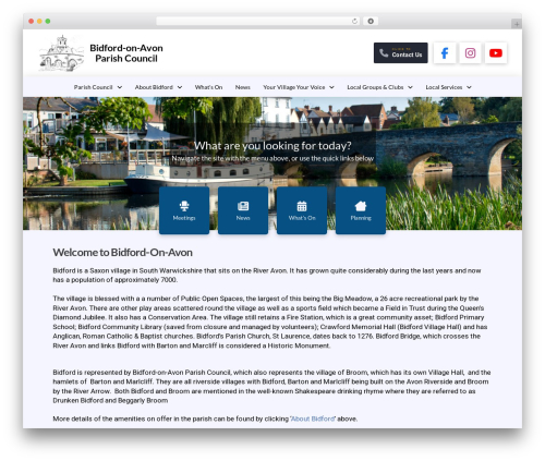 Pro WordPress theme design - bidfordonavon-pc.gov.uk