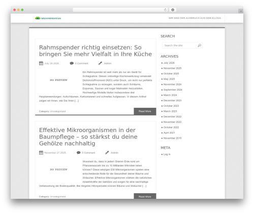 Softpress WordPress theme - naturerlebnizentrum.ch