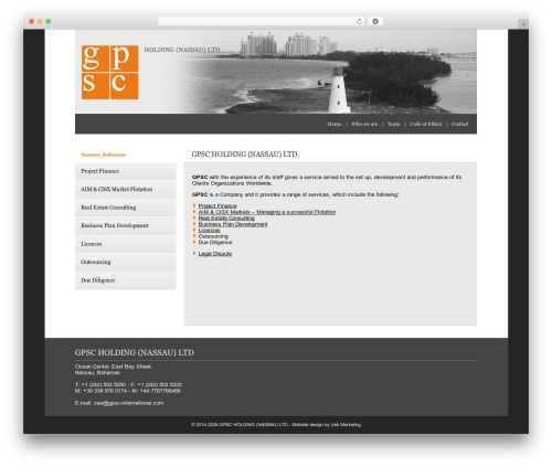 WordPress theme GPSC - gpsc-international.com