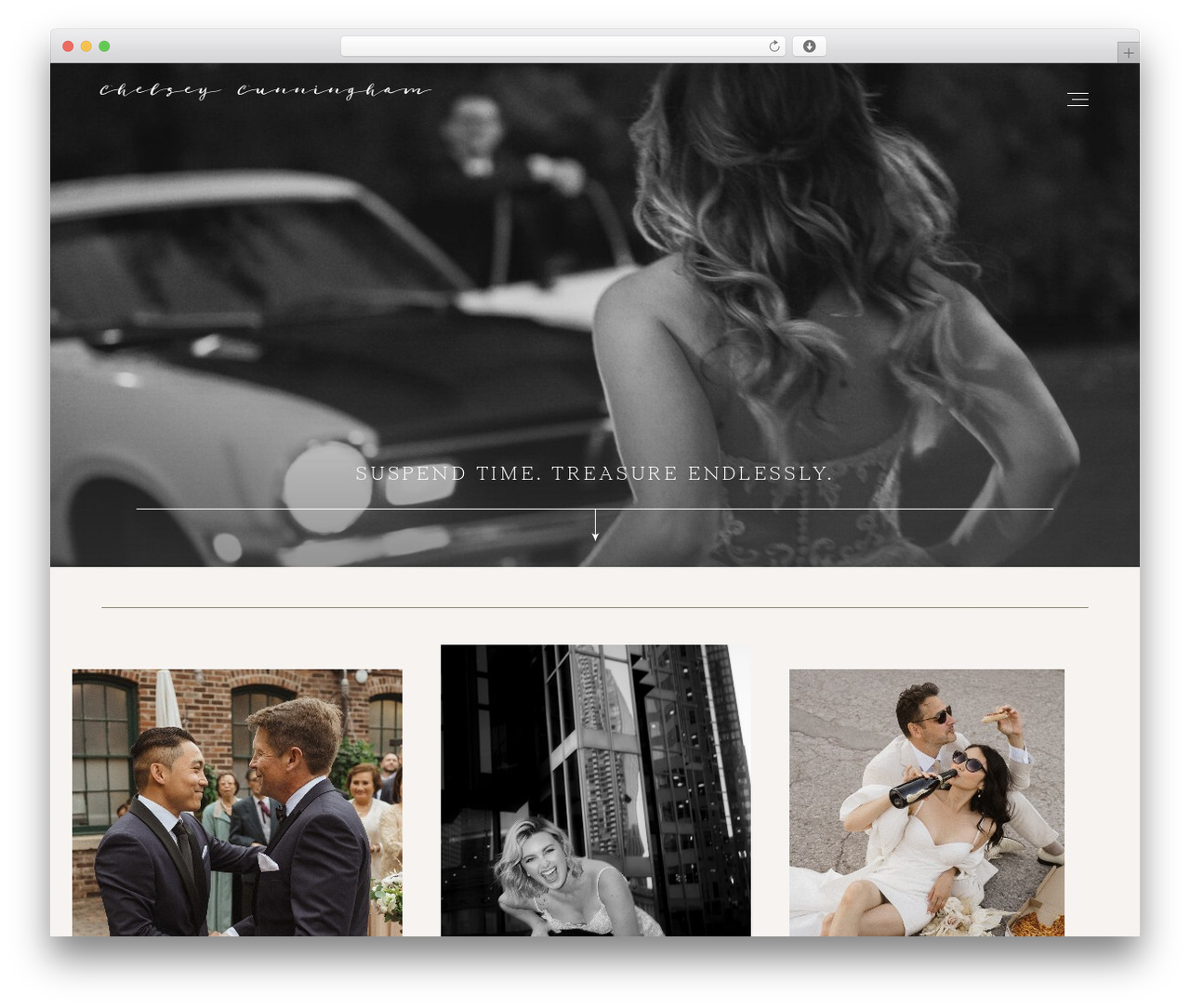 WordPress theme Milea - chelseycunningham.com