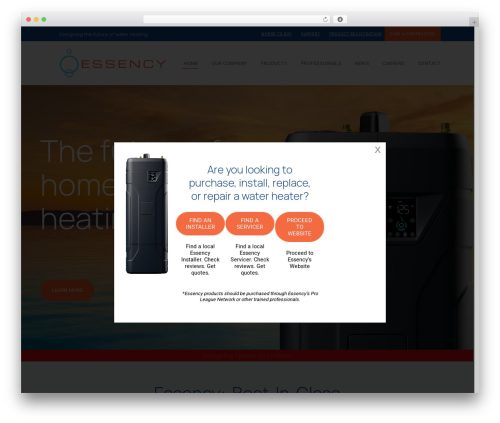 WP theme Indigo - essencyhome.com
