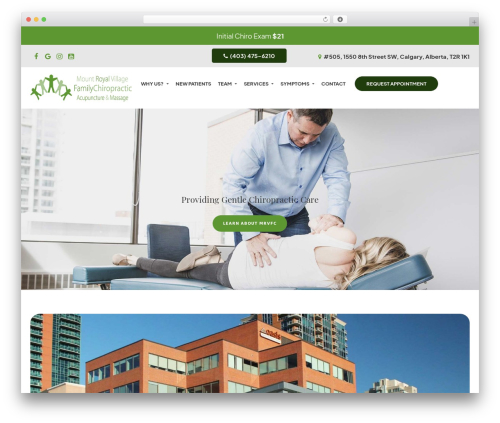 Cpm WordPress plugin - mountroyalchiropractor.ca