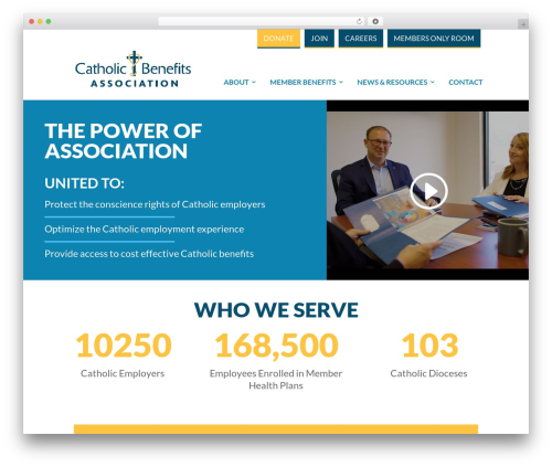 Hover box WordPress plugin - catholicbenefitsassociation.org