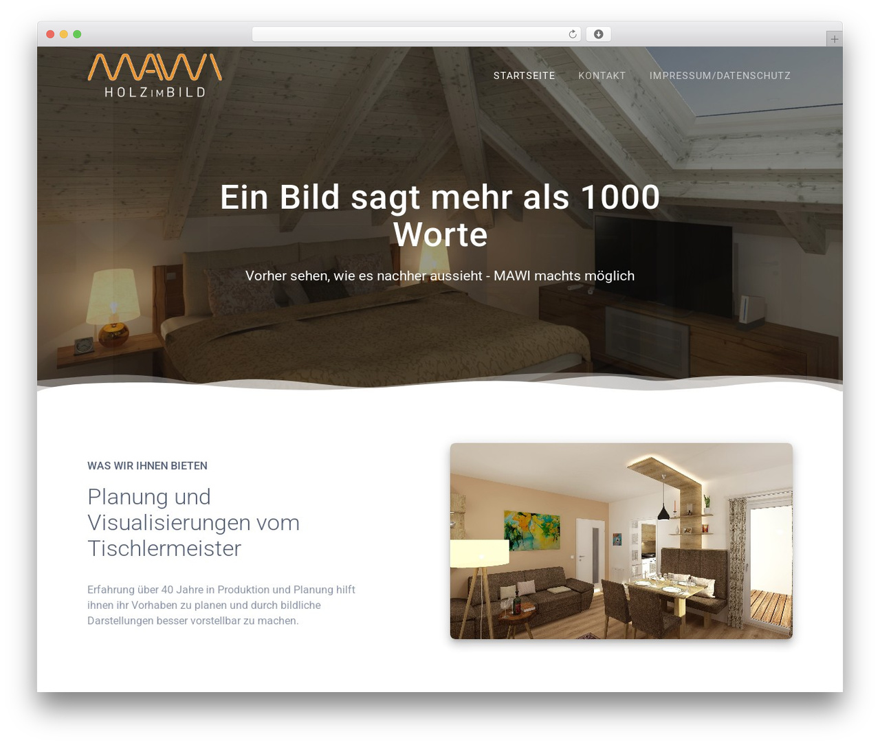 Materialis WordPress theme - holzimbild.com