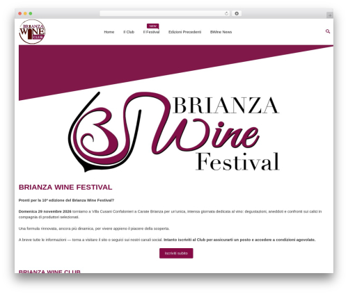 Progressive Wordpress Theme WordPress theme - brianzawineclub.it
