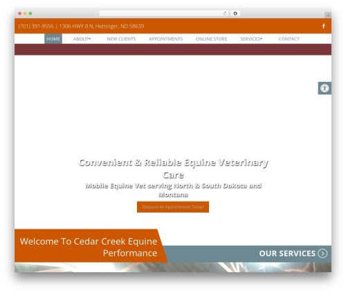 Theme WordPress Parent Theme - cedarcreekequineperformance.com